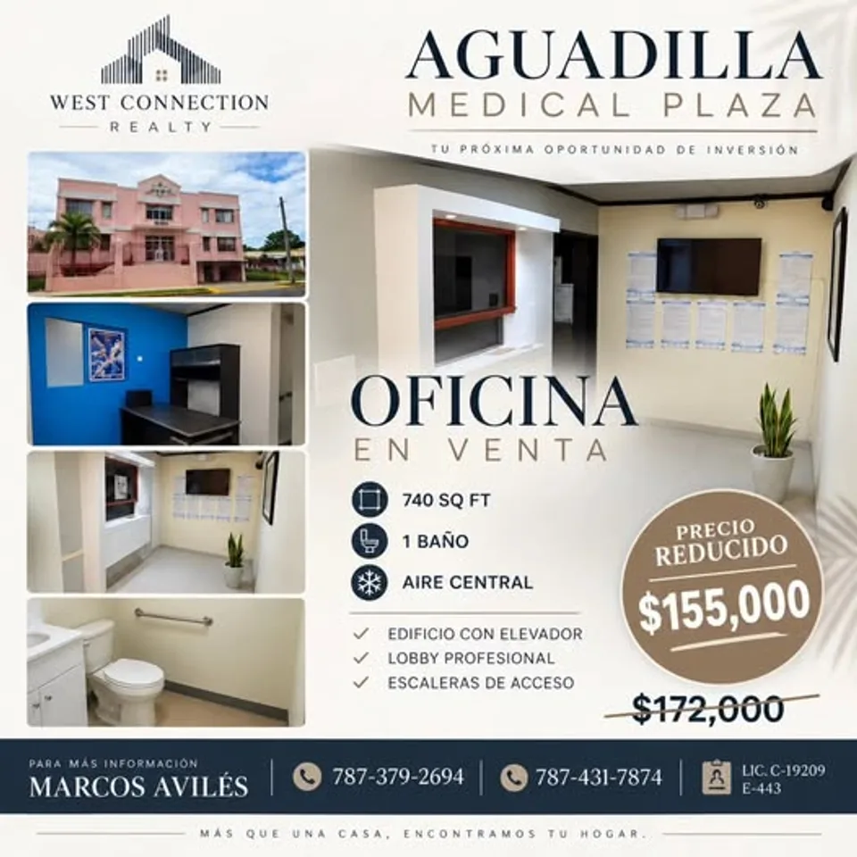 Unidad Oficina Médica · 1 baños · Aguadilla, Avenida Severiano Cuevas · $155,000