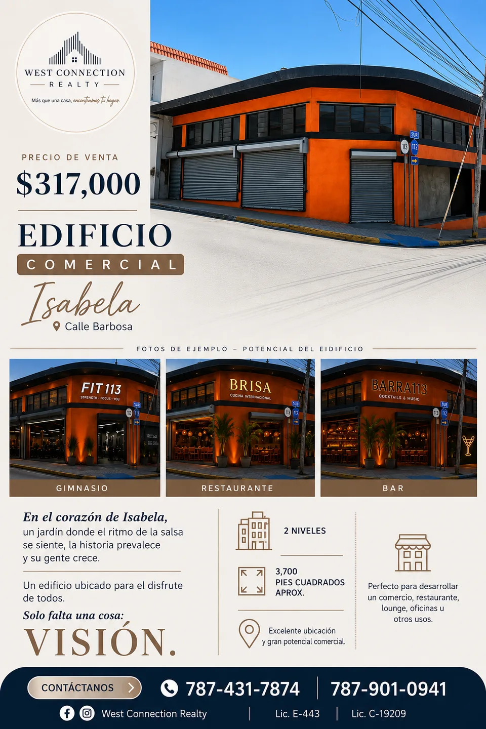 Edificio comercial Isabela · 2 baños · Isabela, Pueblo · $317,000